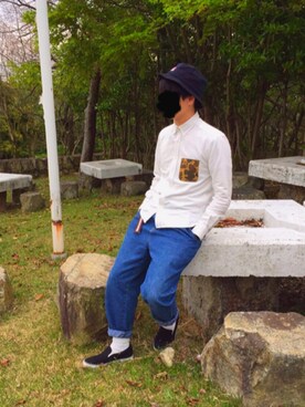 「BACKNUMBER」｜「アイテム（帽子）」を使った、ちょすさん（メンズ・168cm）の春コーディネート