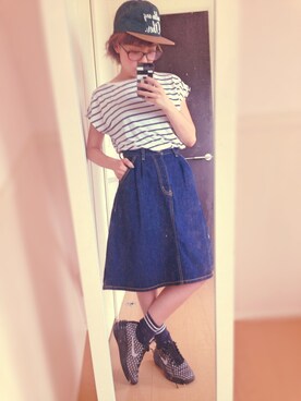 みなっちさん（レディース・154cm）の夏コーディネート