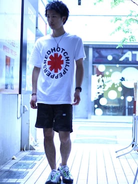 「Ocean Pacific（オーシャンパシフィック）のアイテム」を使った、林 大樹 PERCUTさん（メンズ・170cm）の夏コーディネート