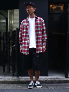 「RALPH LAUREN（ラルフ ローレン）のアイテム（シャツ/ブラウス）」を使った、林 大樹 PERCUTさん（メンズ・170cm）の秋コーディネート