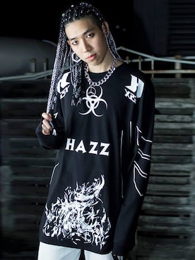 「アイテム（スウェット）」を使った、HAZZさん（メンズ・155cm）の冬コーディネート