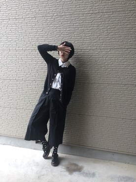 「Yohji Yamamoto（ヨウジヤマモト）のアイテム（レッグウェア）」を使った、COLLENTE(ambi)さん（レディース・160cm）の春コーディネート