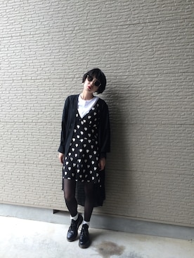 「H&M（エイチ・アンド・エム）のアイテム（つなぎ/オールインワン）」を使った、COLLENTE(ambi)さん（レディース・160cm）の春コーディネート