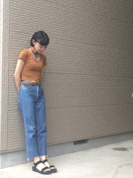 「ORiental TRaffic（オリエンタルトラフィック）の【再値下げ！SALE 50%OFF】【スポーツ系サンダル人気No1！】★スポーツサンダル★5203（サンダル）」を使った、COLLENTE(ambi)さん（レディース・160cm）の夏コーディネート