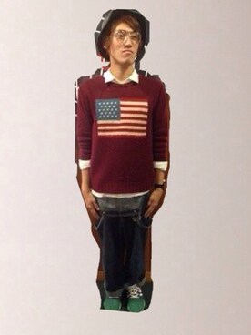 佐脇涼太さん(メンズ・172cm)の秋コーディネート