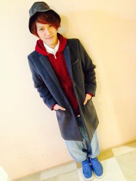 佐脇涼太さん(メンズ・172cm)の秋コーディネート