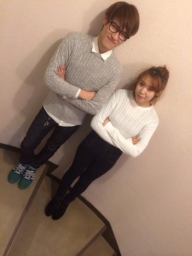 「カップルコーデ」｜佐脇涼太さん（メンズ・172cm）の冬コーディネート