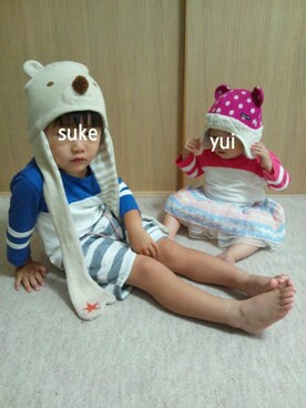 yuisukeさん（キッズ・100cm）の秋コーディネート