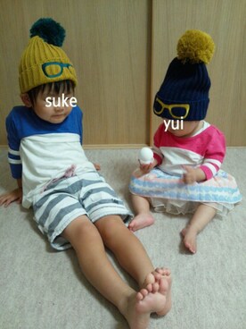 yuisukeさん（キッズ・100cm）の秋コーディネート