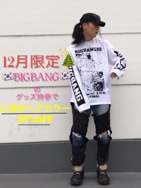 「BIGBANG」｜ブルさん（メンズ・170cm・20代）の冬コーディネート