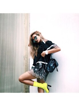 「ASTRID ANDERSEN（アストリッドアンダーセン）のアイテム」を使った、Rolaさん（レディース・165cm）の秋コーディネート