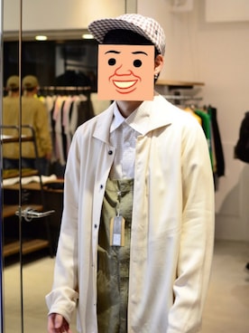 「BAL（バル）のアイテム（帽子）」を使った、naoyaさん（メンズ・168cm）の秋コーディネート