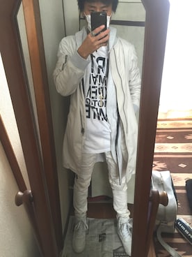 「FUGA（フーガ）のアイテム（アクセサリー）」を使った、小凪(こなぎ)さん（メンズ・167cm）の春コーディネート