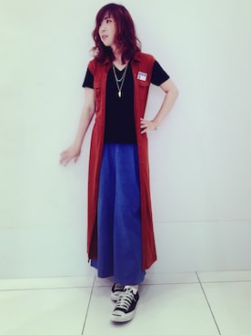 「CONVERSE（コンバース）のCONVERSE コンバース ジャック パーセル / JACK PURCEL（スニーカー）」を使った、ami hagiwaraさん（レディース・155cm）の春コーディネート