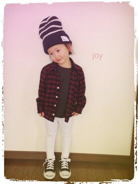 バニージョイ☆さん（キッズ・90cm）の秋コーディネート