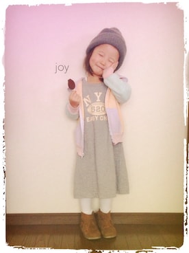 バニージョイ☆さん（キッズ・90cm）の冬コーディネート