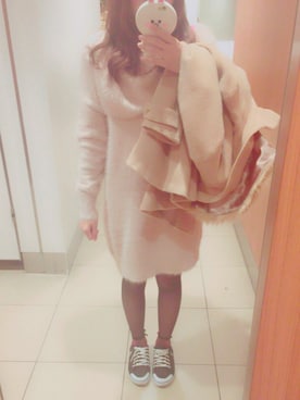 emonさん（レディース・160cm）の冬コーディネート