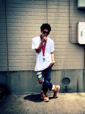 ®️ioさんの（Supreme  | シュプリーム）を使ったコーディネート