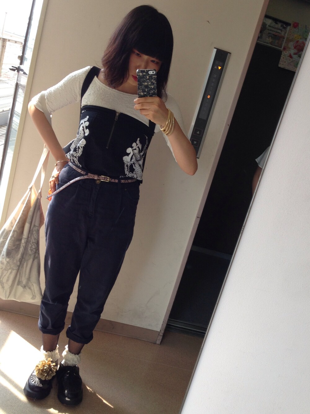 「H&M DIVIDEDのアイテム（チューブトップ、ブラック系）」を使った、ホンマさん（レディース・183cm）の夏コーディネートの1枚目の写真