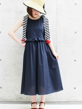 TSUNOさん（レディース・158cm）の春コーディネート