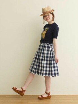 TSUNOさん（レディース・158cm）の夏コーディネート