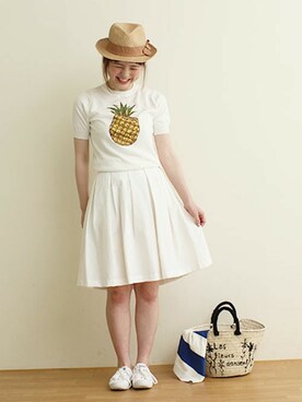 TSUNOさん（レディース・158cm）の春コーディネート