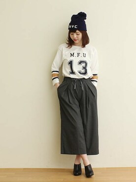 TSUNOさん（レディース・158cm）の夏コーディネート