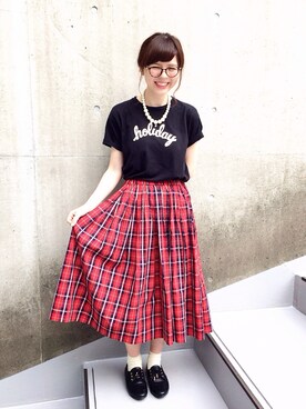 TSUNOさん（レディース・158cm）の夏コーディネート