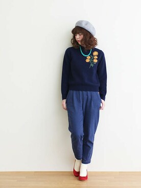 TSUNOさん（レディース・158cm）の秋コーディネート