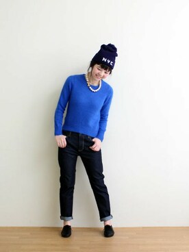 TSUNOさん(レディース・158cm)の冬コーディネート