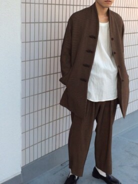 「N.HOOLYWOOD」｜「アイテム（その他シューズ）」を使った、xk_skxさん（メンズ・178cm）の夏コーディネート
