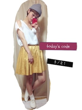 阿久津 涼香さん（レディース・157cm）の春コーディネート