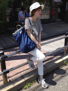 阿久津 涼香さん(レディース・157cm)の夏コーディネート