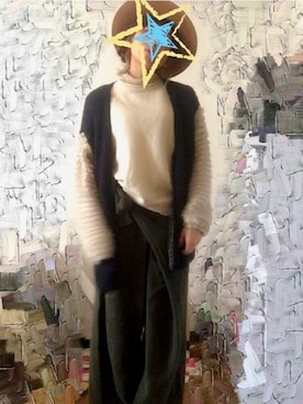 「タイパンツ」｜「アイテム（ジャケット/アウター）」を使った、R☆eさん（レディース・156cm）の冬コーディネート