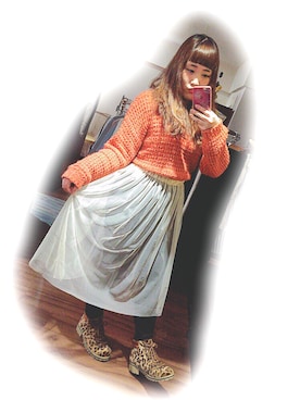 「メイクアップ」｜「アイテム（その他）」を使った、まゆまる。さん（レディース・148cm）の春コーディネート