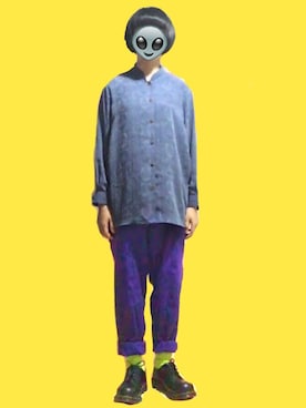 「青文字系」｜Reeeeさん（レディース・159cm）の秋コーディネート