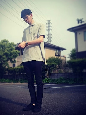 kazさん（メンズ・181cm）の春コーディネート