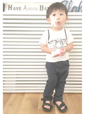 「teva風」｜SaKar*さん（キッズ・90cm）の夏コーディネート