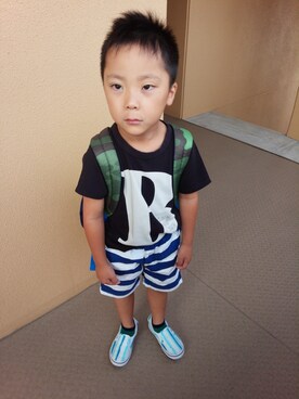 ゆうちゃんさん（キッズ・110cm）の夏コーディネート