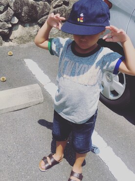 ゆうちゃんさん（キッズ・90cm）の夏コーディネート