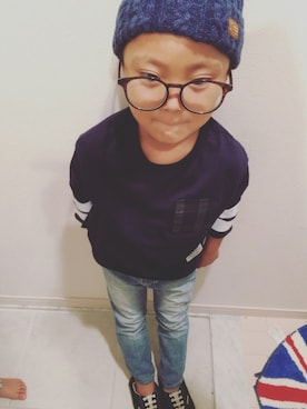 ゆうちゃんさん（キッズ・90cm）の秋コーディネート