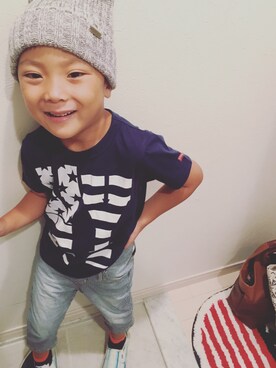 ゆうちゃんさん（キッズ・90cm）の秋コーディネート