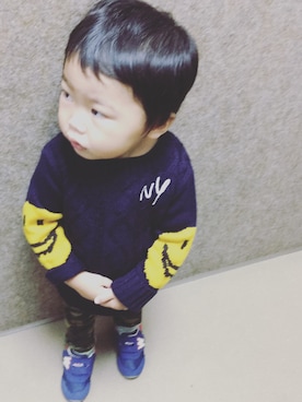 ゆうちゃんさん（キッズ・90cm）の秋コーディネート