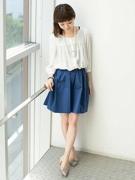 nano・universe lady's STAFFさん(レディース・162cm)の春コーディネート