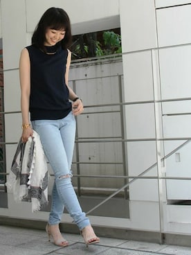 nano・universe lady's　STAFFさん（レディース・162cm）の春コーディネート