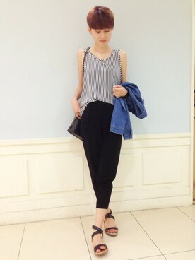 chinamiさん（レディース・170cm）の夏コーディネート