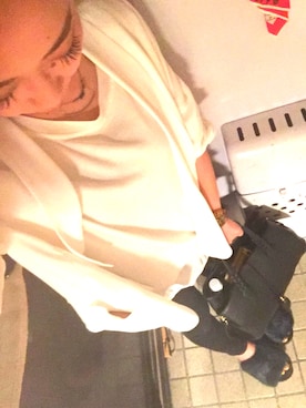 「H&Hのアイテム」を使った、U♡さん（レディース・148cm）の秋コーディネート