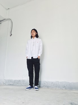 「ICECREAM（アイスクリーム）のアイテム」を使った、CHAPCHIMSIさん（メンズ・178cm）の春コーディネート