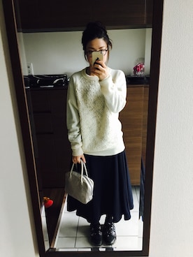 「Y's（ワイズ）のアイテム（スニーカー）」を使った、meiさん（レディース・161cm）の秋コーディネート
