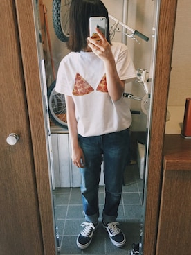 「I&ME（アイアンドミー）のアイテム（トップス）」を使った、yunaさん（レディース・157cm）の秋コーディネート